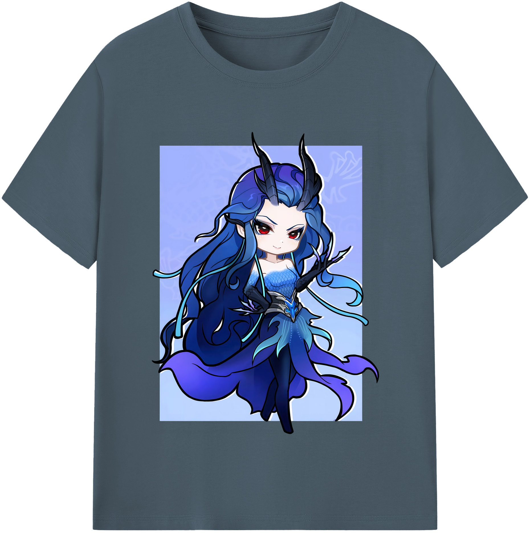 （画像用） Ne Zha 2 ナタ 魔童の大暴れ 綿100％半袖Tシャツ（フロントプリント）